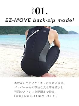 Amazon | ヘレイワホ ウェットスーツ ロングジョン メンズ